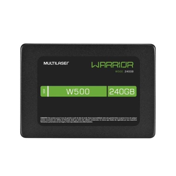 Ssd Gamer Warrior 2,5 Pol. 240Gb W500 - Gravação 500 Mb/S - SS210