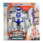 Super Robo Mega Mech Toyng com Luz e Som Azul - Ref 42437