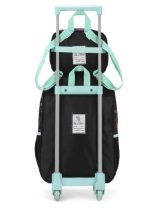Kit Mochila Rodinhas Com Lancheira Barbie Verde Luxcel - Imagem 4
