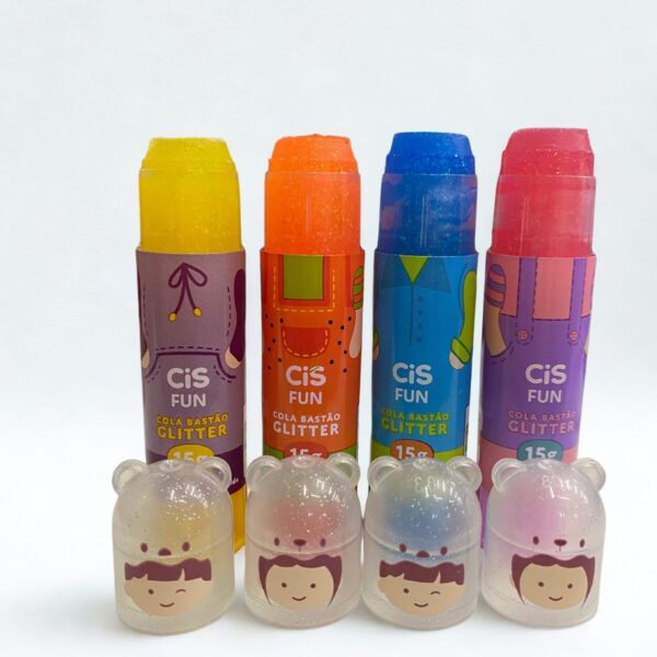 Cola Bastão Cis Fun Com Cheirinho E Glitter - (Verificar cores disponíveis)