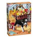 Quebra-Cabeça 1000 Peças Filhotes Brincando - Grow