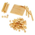 Kit Material Dourado do Aluno em Madeira - SMMART - 111 Peças para o Sistema de Numeração Decimal - Imagem 2