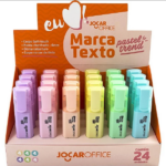 Marca Texto - ENVIO DE FORMA SORTIDA - Jocar Office 6 Cores Pastel - Unidade - Jocar Office