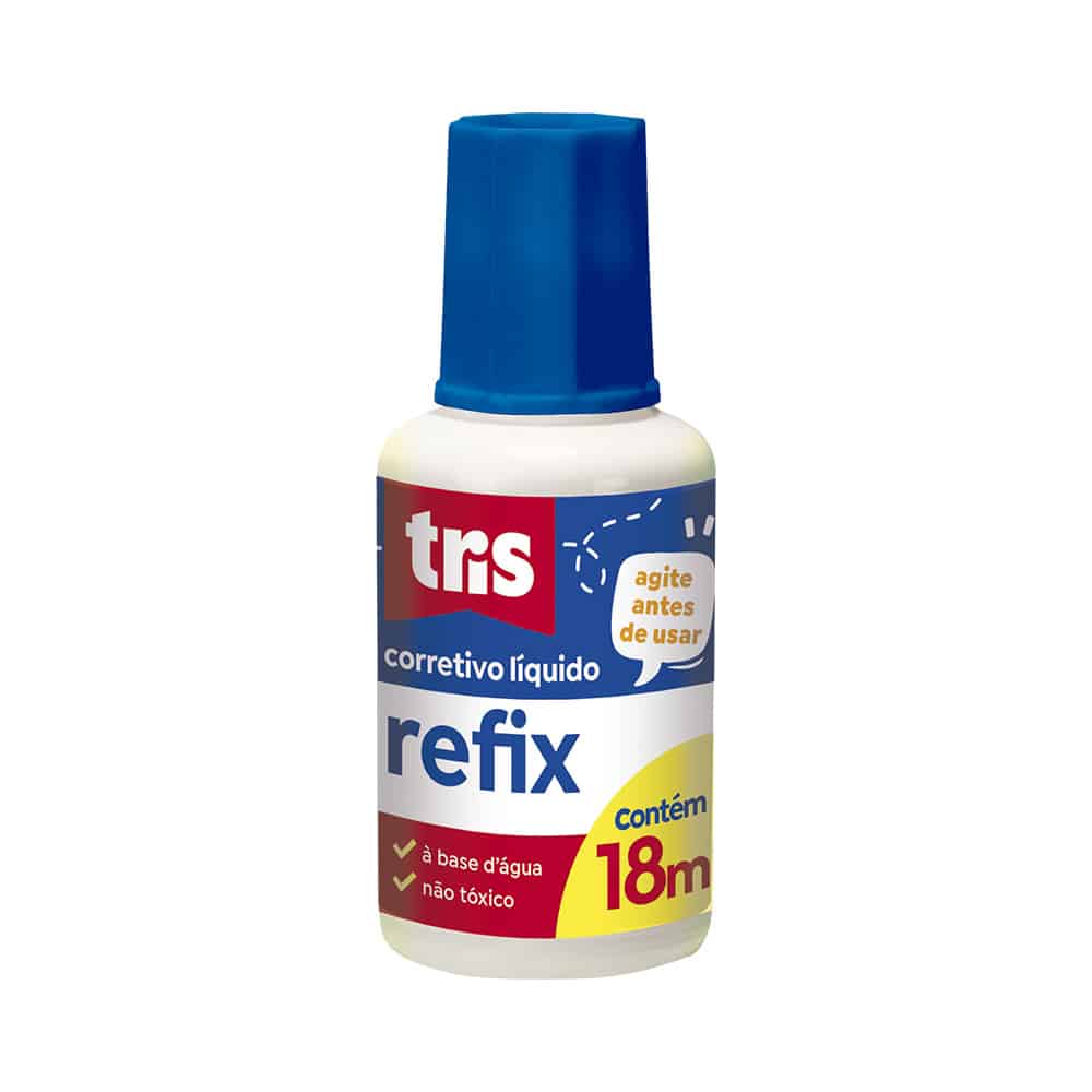 Corretivo Líquido Refix - Tris - Imagem 1